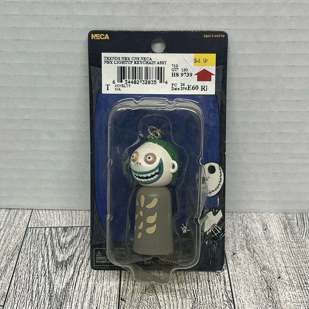 NECA Nightmare Before Christmas Complete 6 piece Light Up Keychain Set!